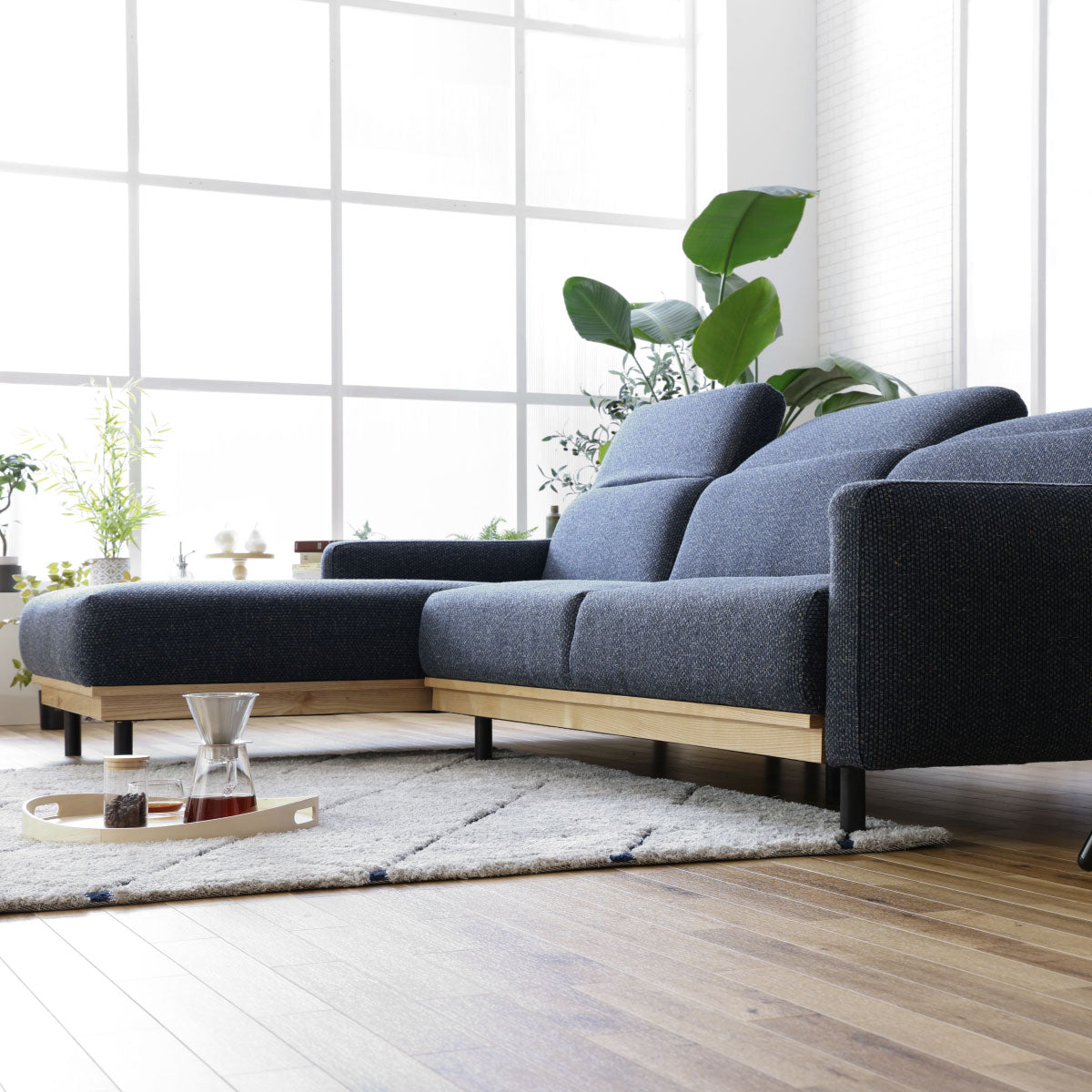 バレンナ 右スモールカウチソファ 幅241cm ｜ RELAX FORM®/リラックス