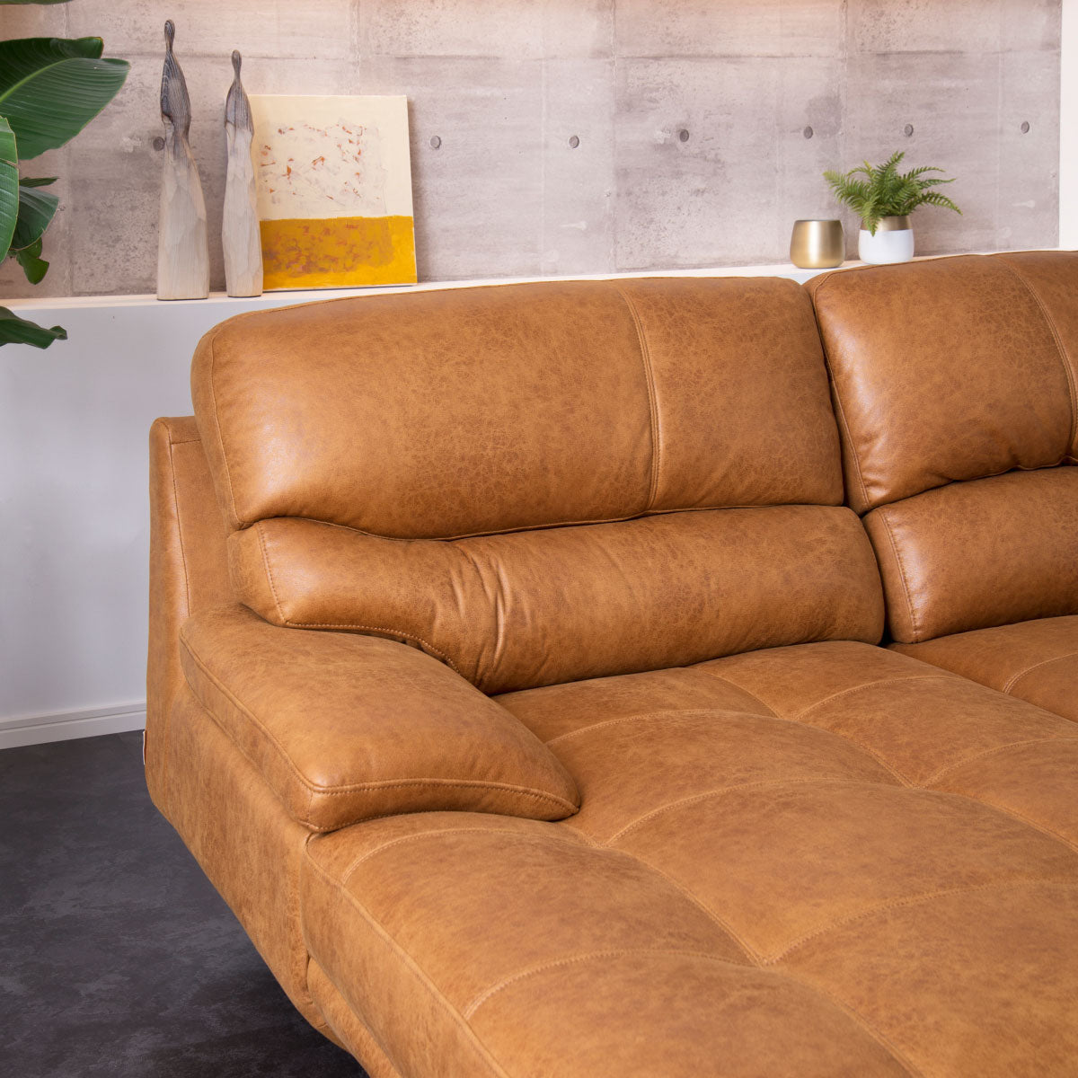 メーダ　右スモールカウチソファ　幅240cm