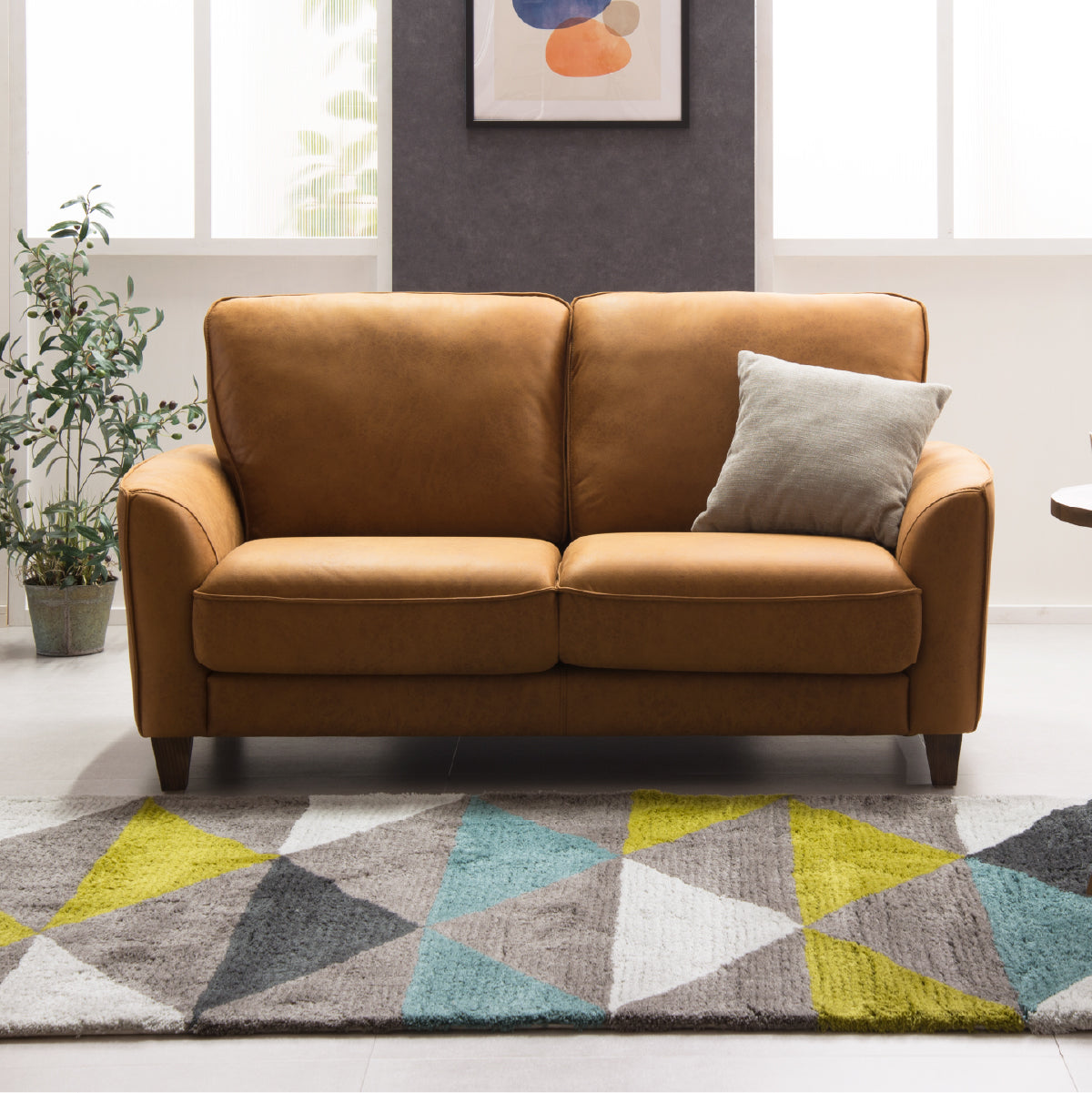 ベルトーネ　2人掛けソファ 幅164cm