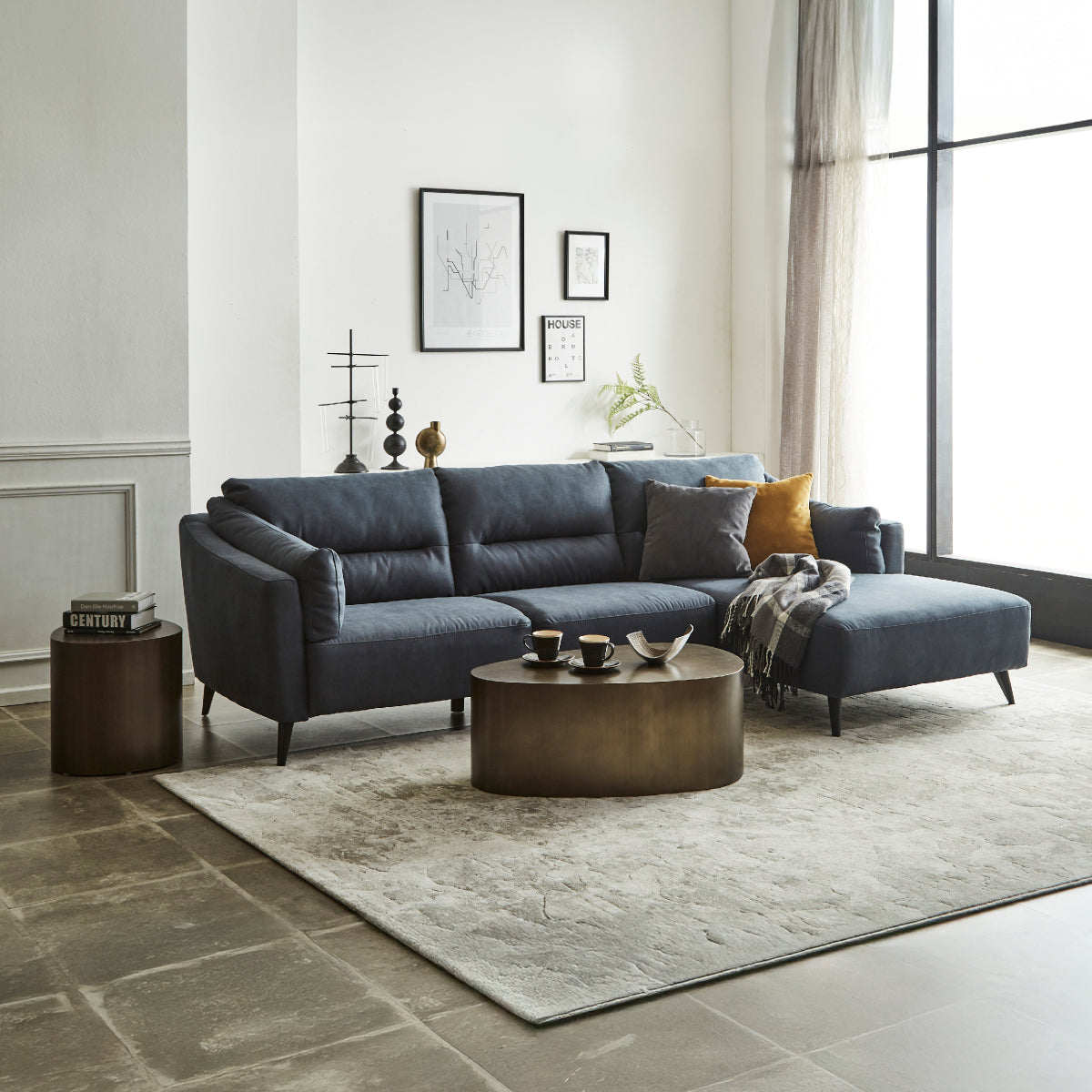 パトラ　カウチソファ　幅250cm