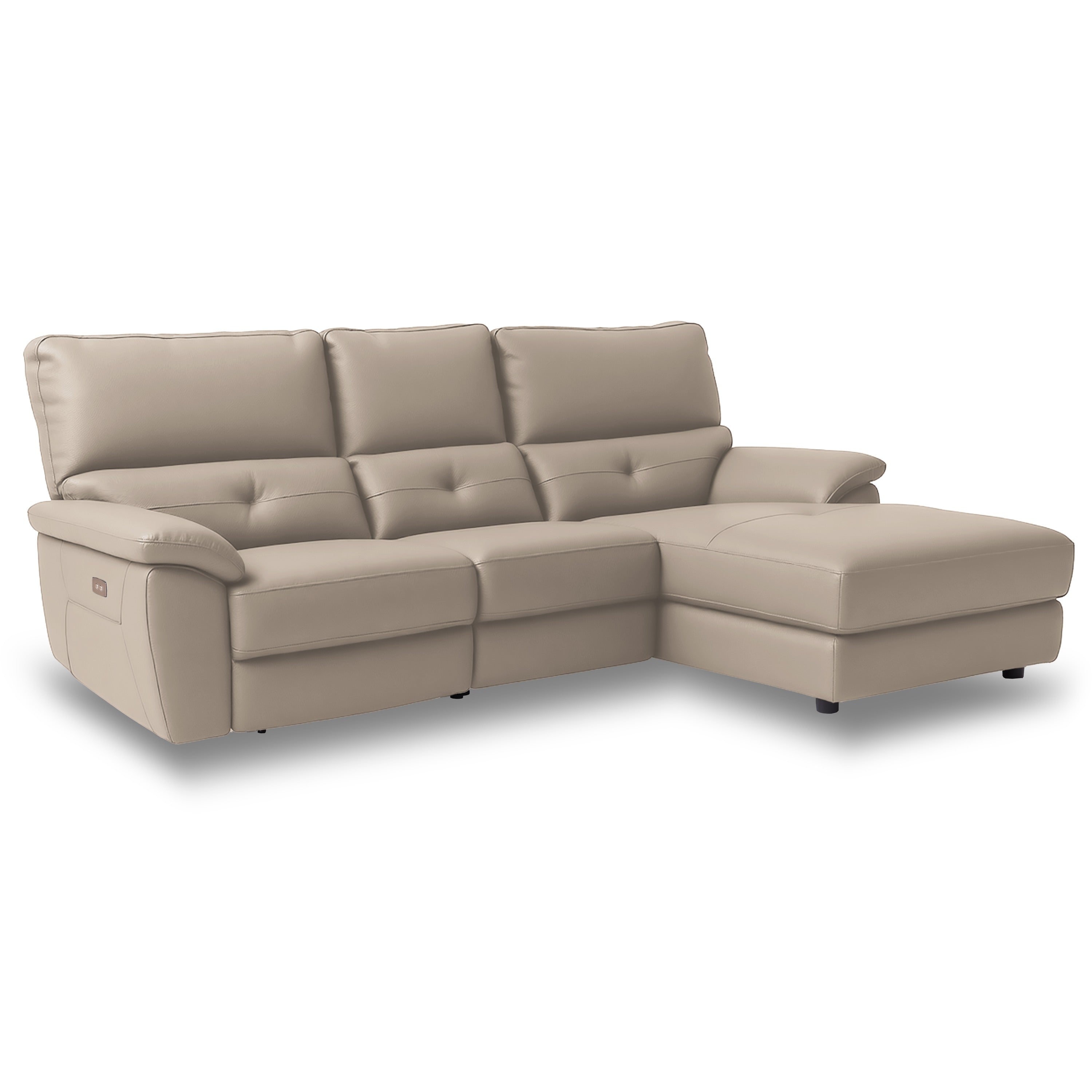【超美品】ドラゴ左電動カウチソファ幅242cmレザーテックスRELAXFORM ドラゴ 左電動カウチソファ 幅242cm ｜RELAX FORM®（リラックス