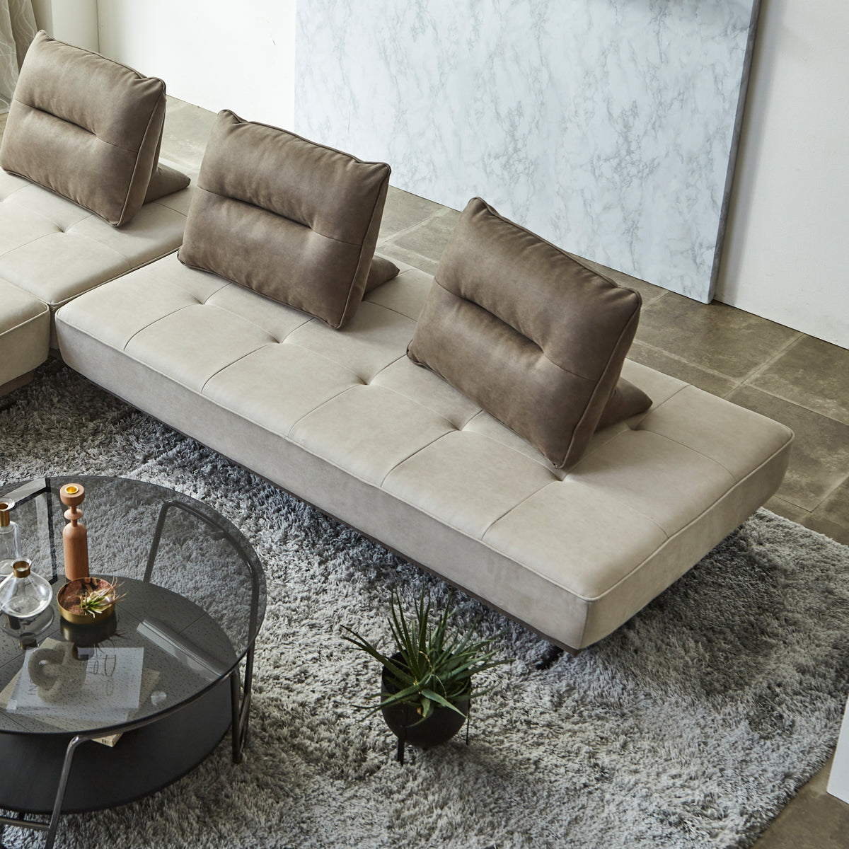 アベンタ　3人掛けソファ　幅180cm