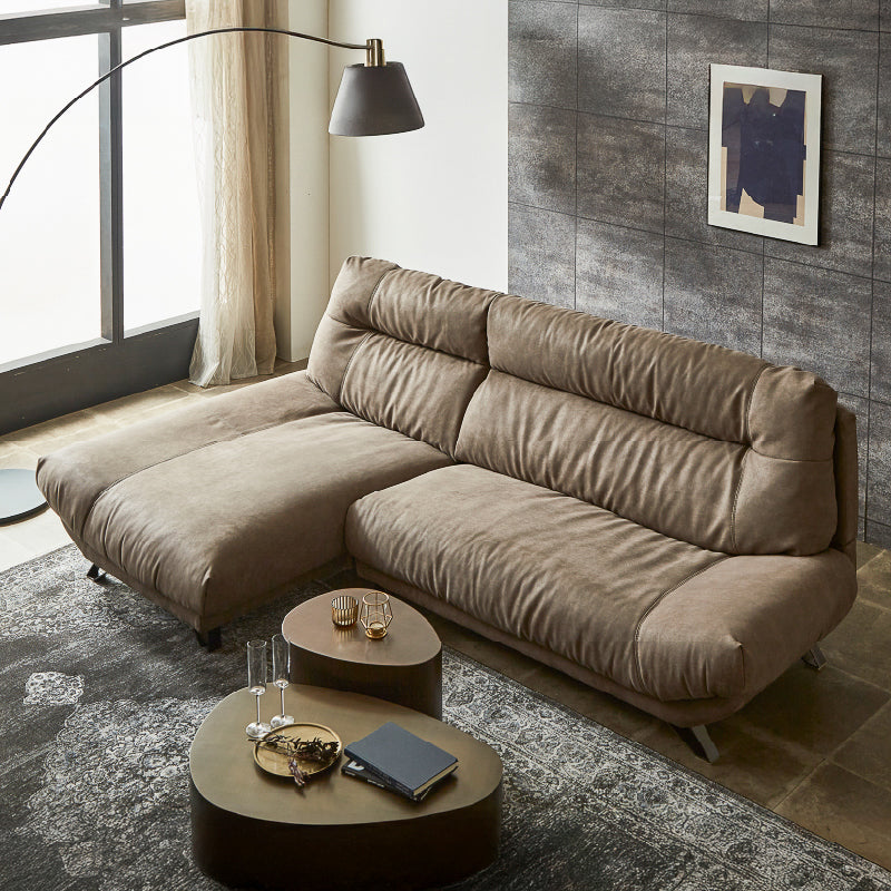 ブルネロ　右カウチソファ　幅256cm