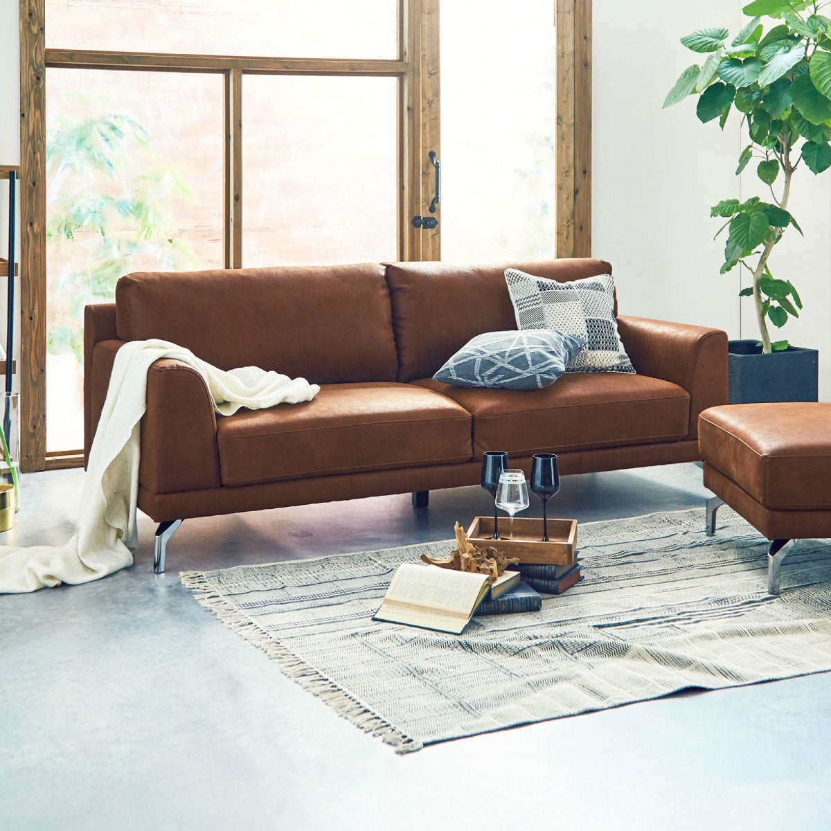 ロンバルディア　3人掛けソファ　幅202cm