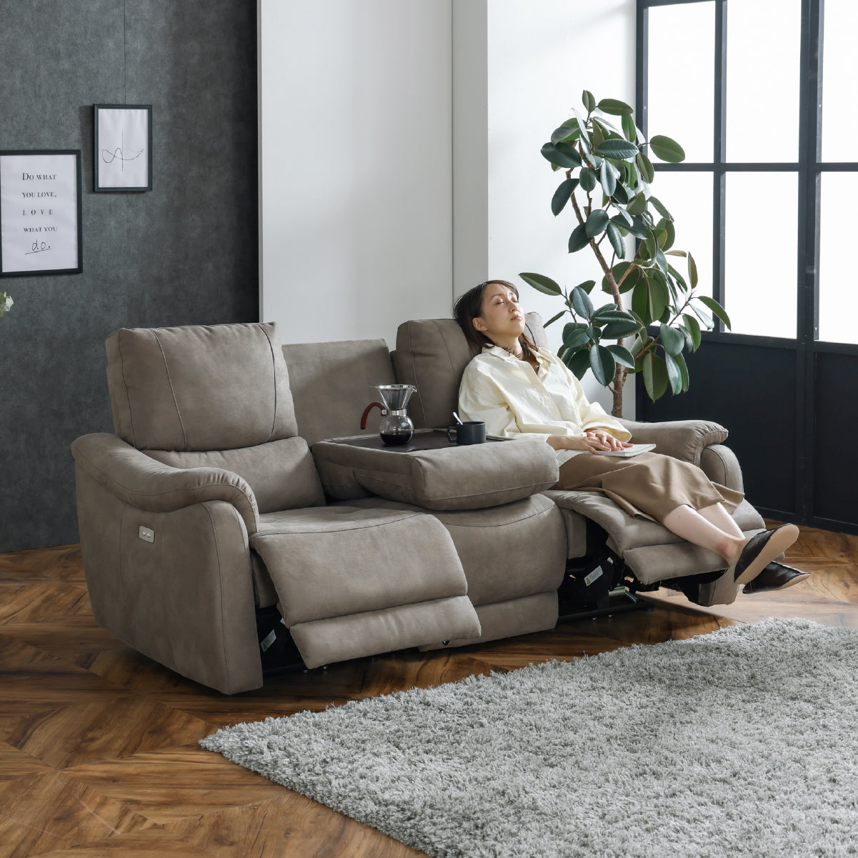 アニマ　3人掛けソファ　幅190cm