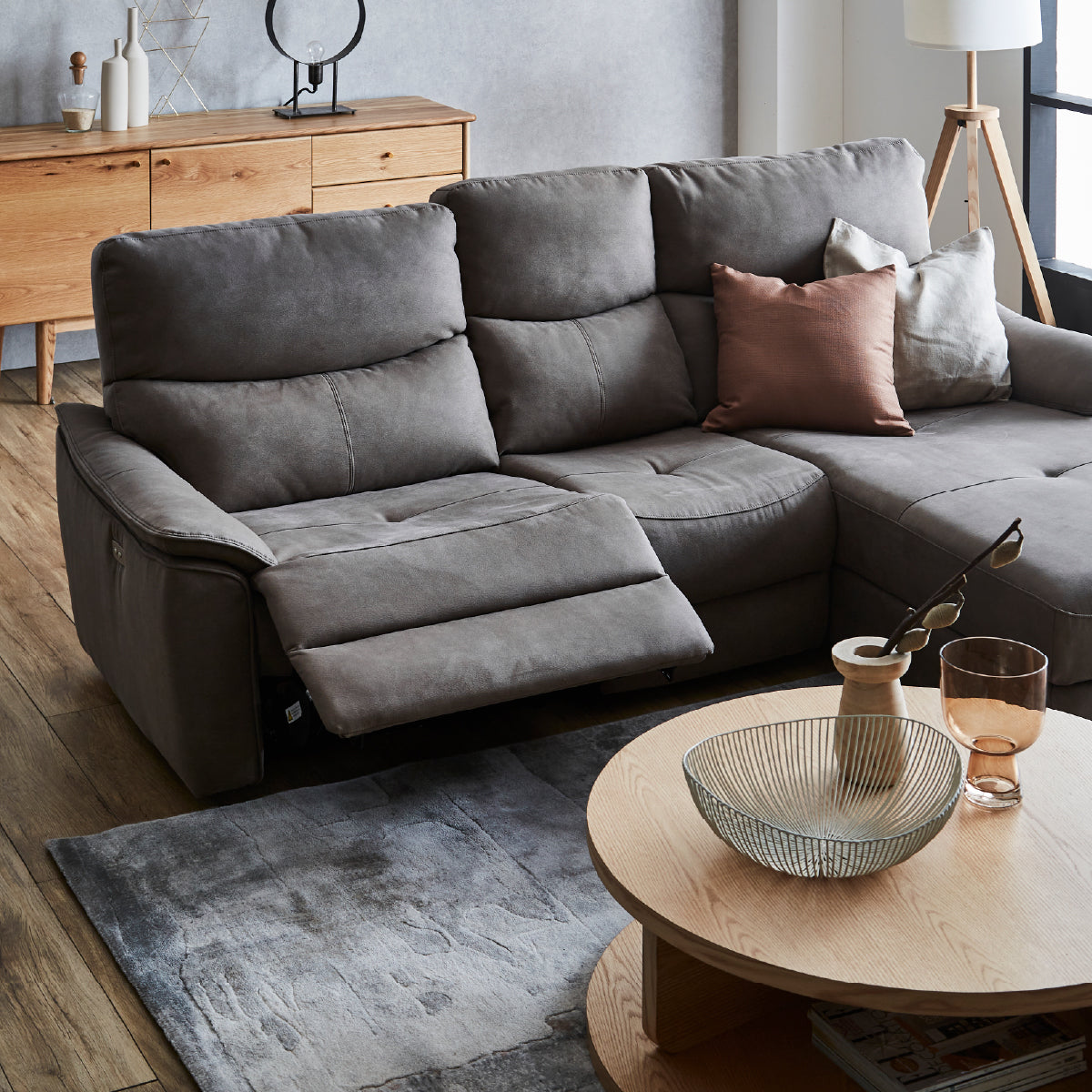 エルドラド　左カウチソファ　幅218cm