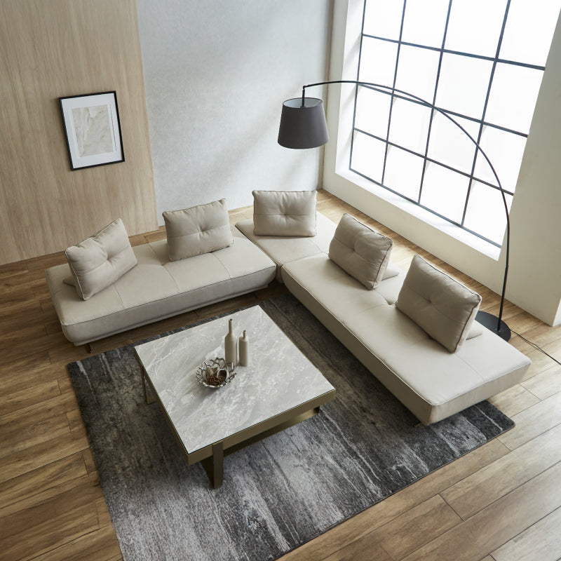 展示品☆RELAX FORM／関家具／ALFREDO(アルフレード)／オットマン アルフレード オットマンスモール ペールゴールド脚 ｜ RELAX FORM