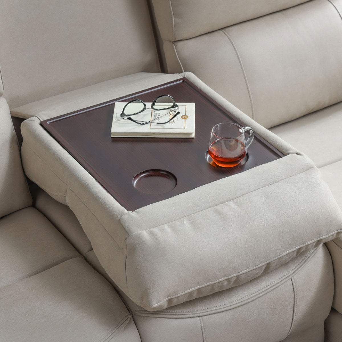 ジャグ　左電動カウチソファ　幅195cm