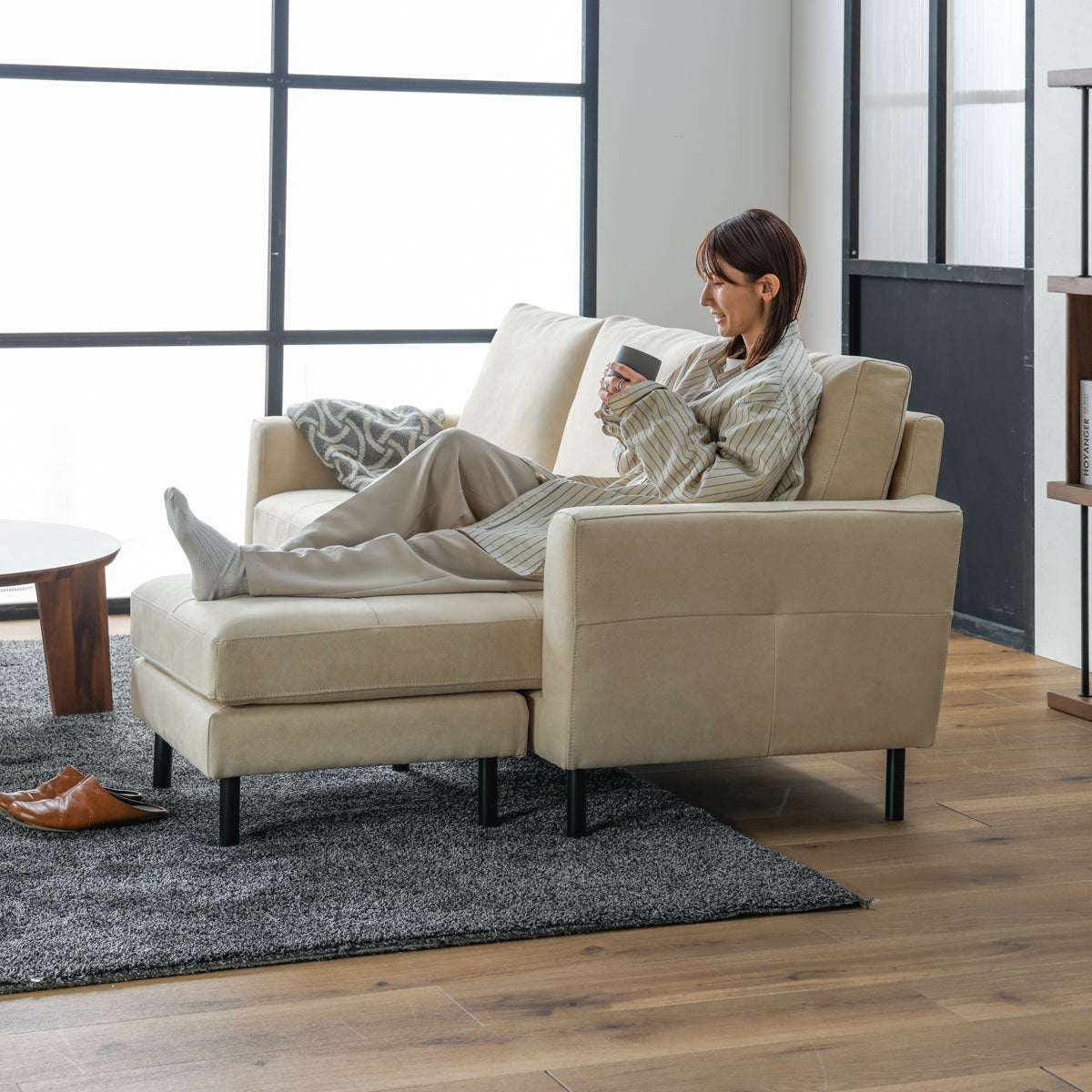 ソラン　カウチソファ　幅189cm