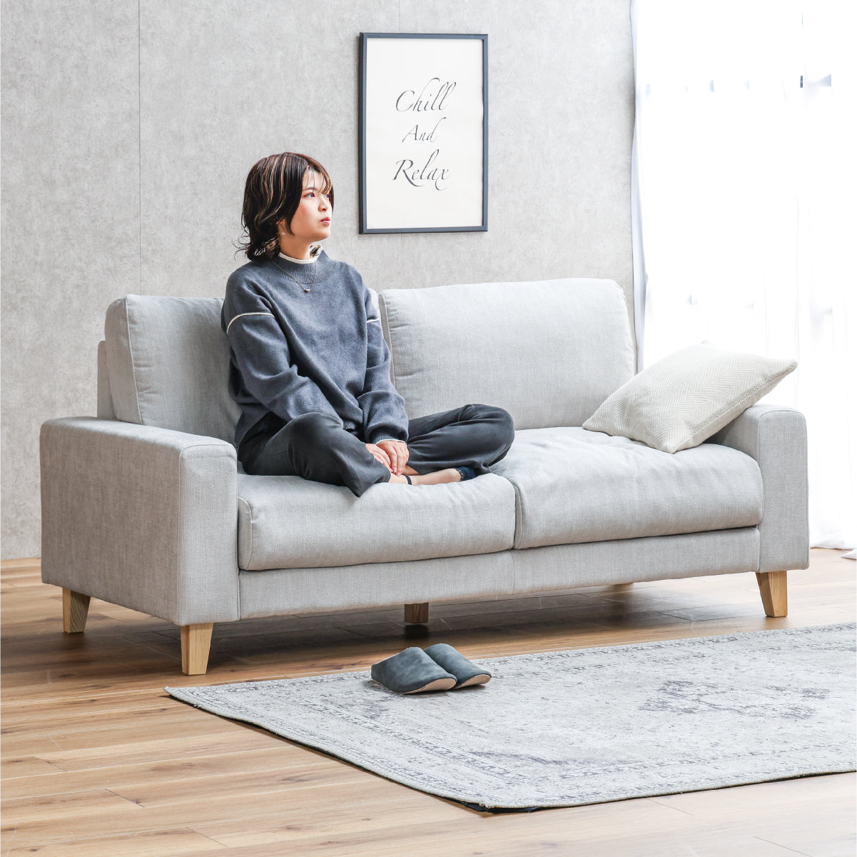 カリアス　3人掛けソファ　幅172cm