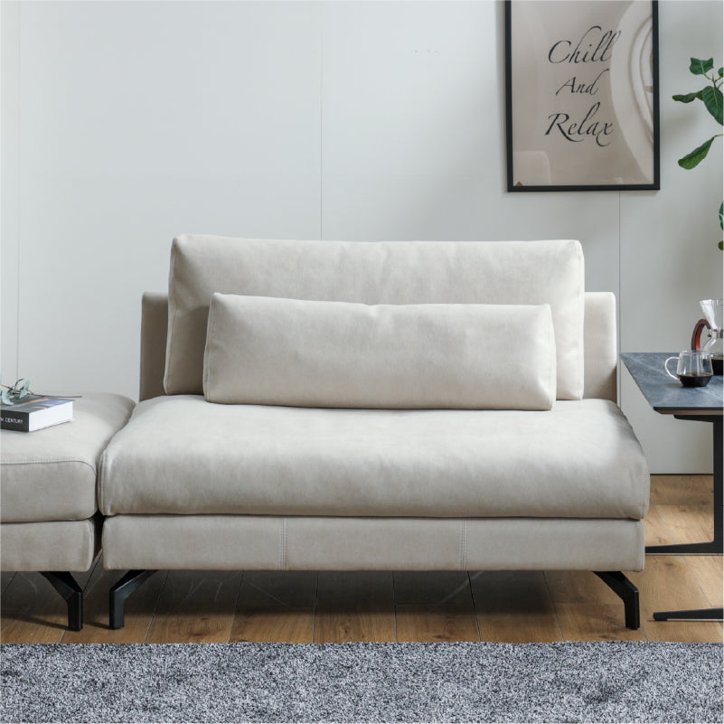 グラシエーロ　1.5人掛けソファ　幅122cm