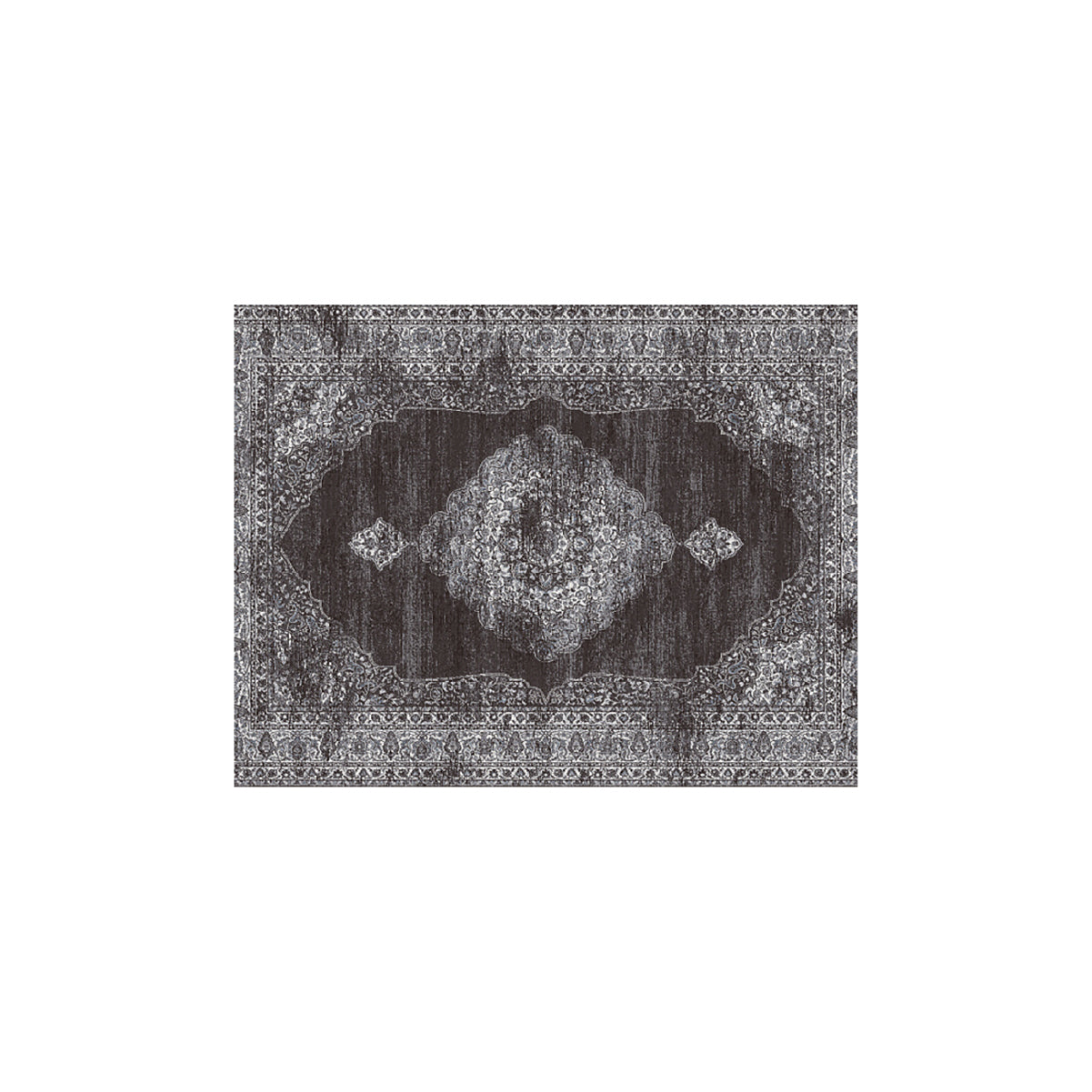 ラグ　オーナメントダーク