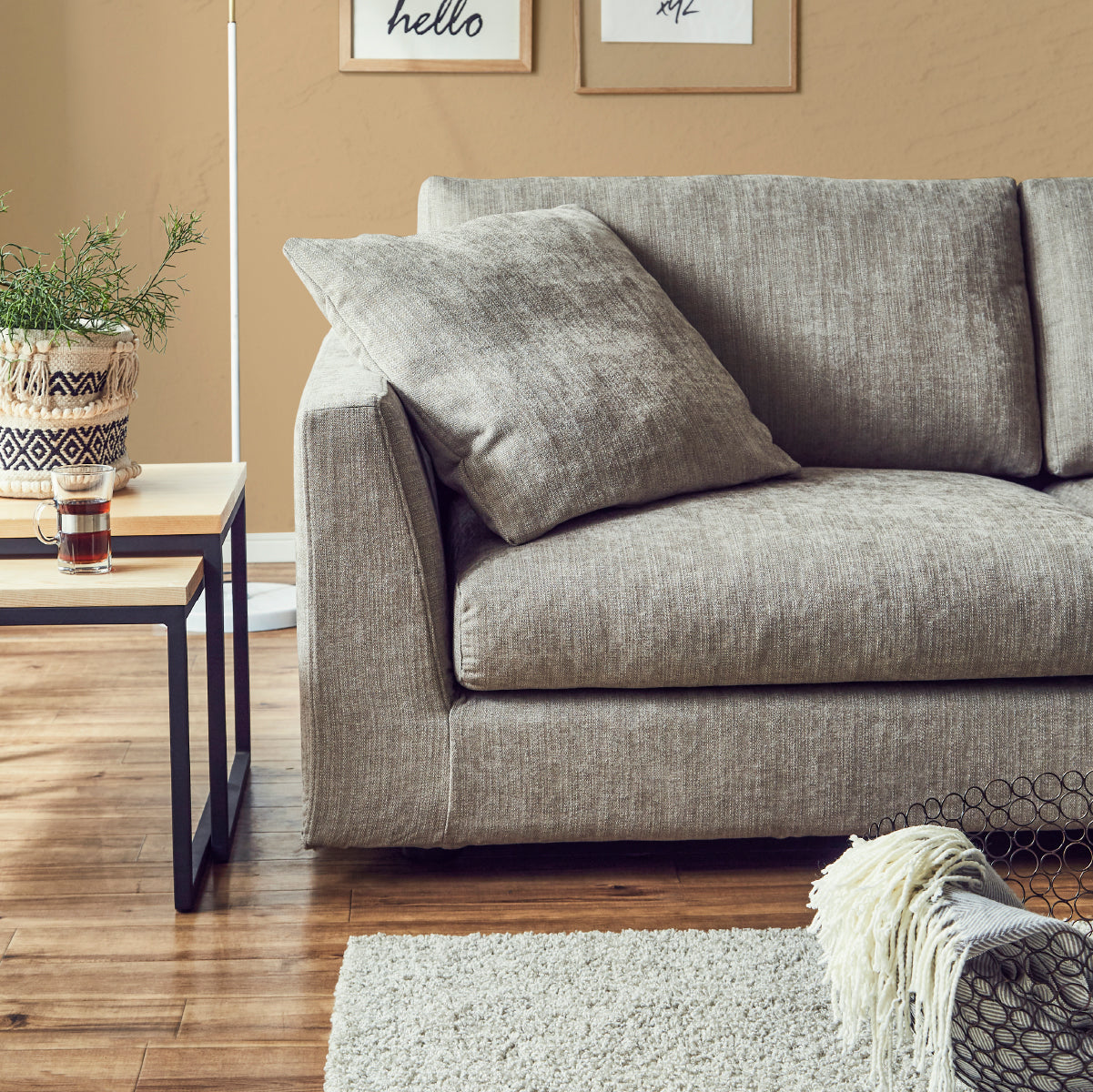 デパラⅡ カウチソファ 幅220cm ｜RELAX FORM®（リラックスフォーム