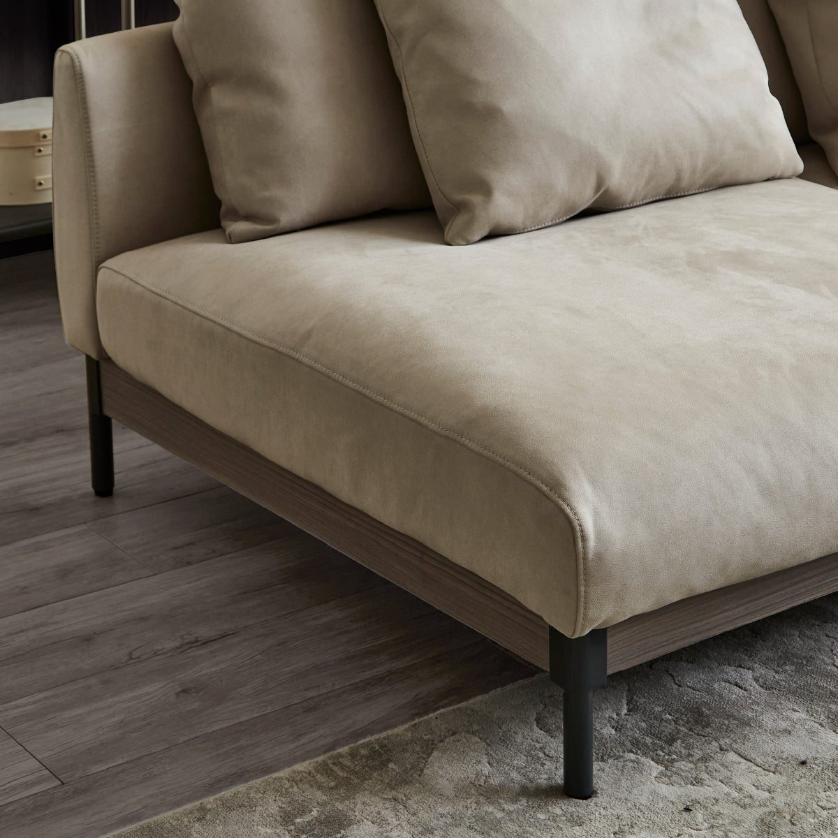 ロベルディ　シェーズソファ　幅90cm