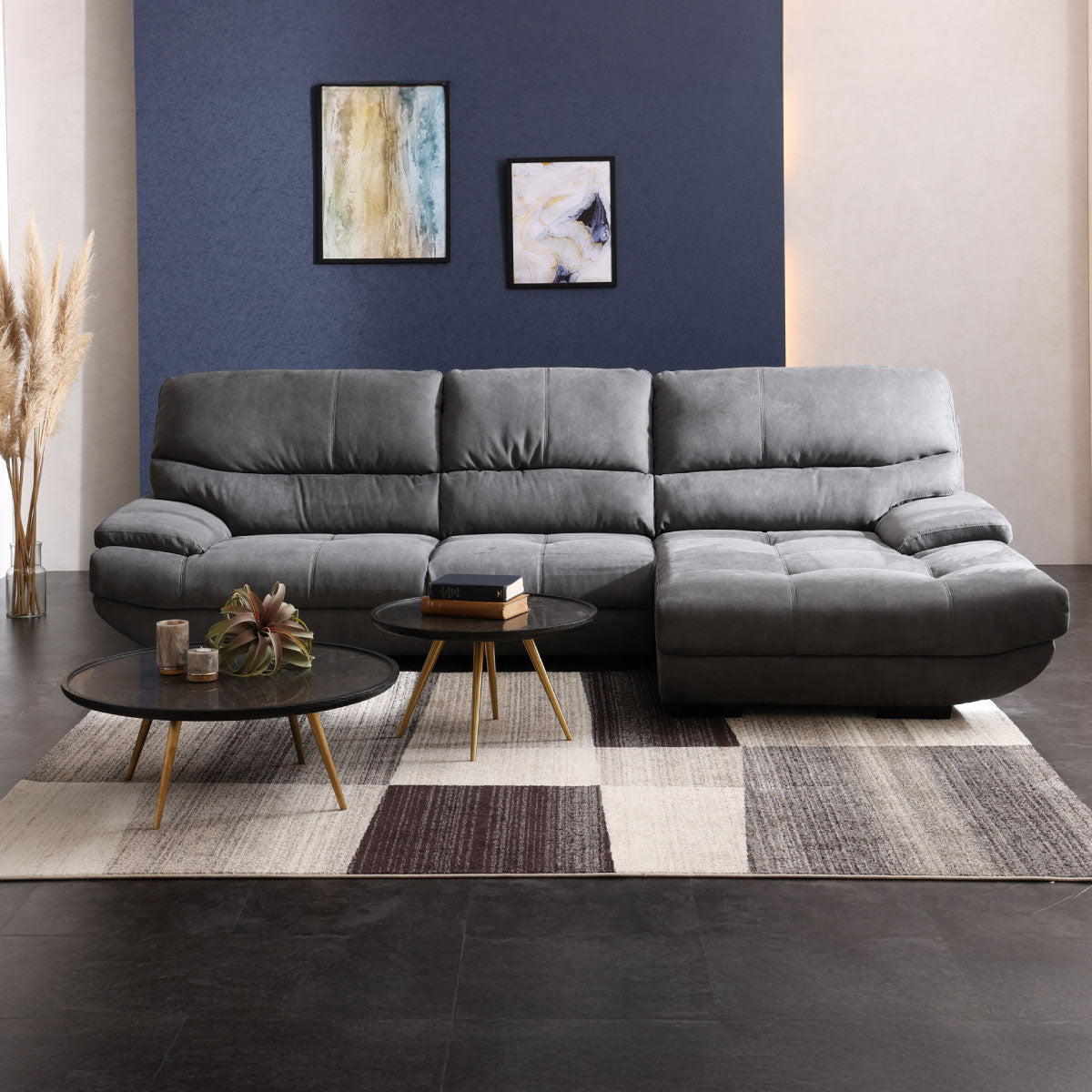 メーダ　左カウチソファ　幅279cm