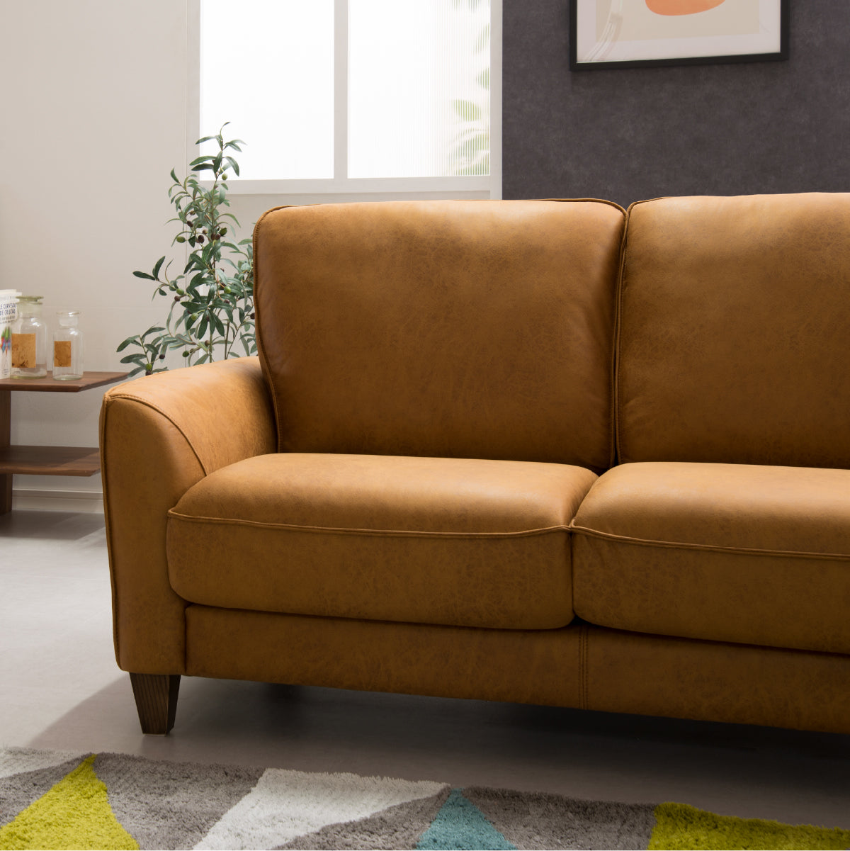 ベルトーネ　3人掛けソファ 幅202cm