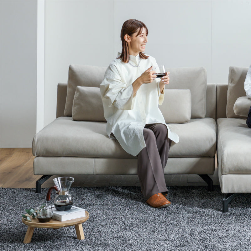 期間限定値引き！RELAXFORM オットマン 1人掛けソファ　プラチナグレー 関家具 公式店 オットマン おしゃれ スツール モダン グレー