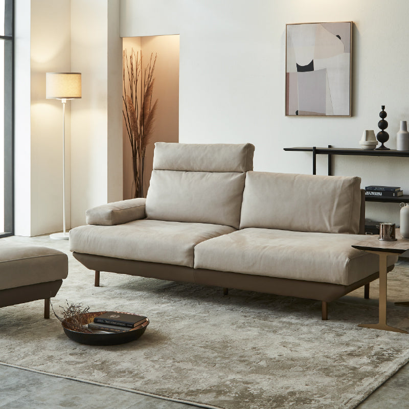 コスターナ　3人掛けソファ　ブロンズゴールド脚　幅198cm