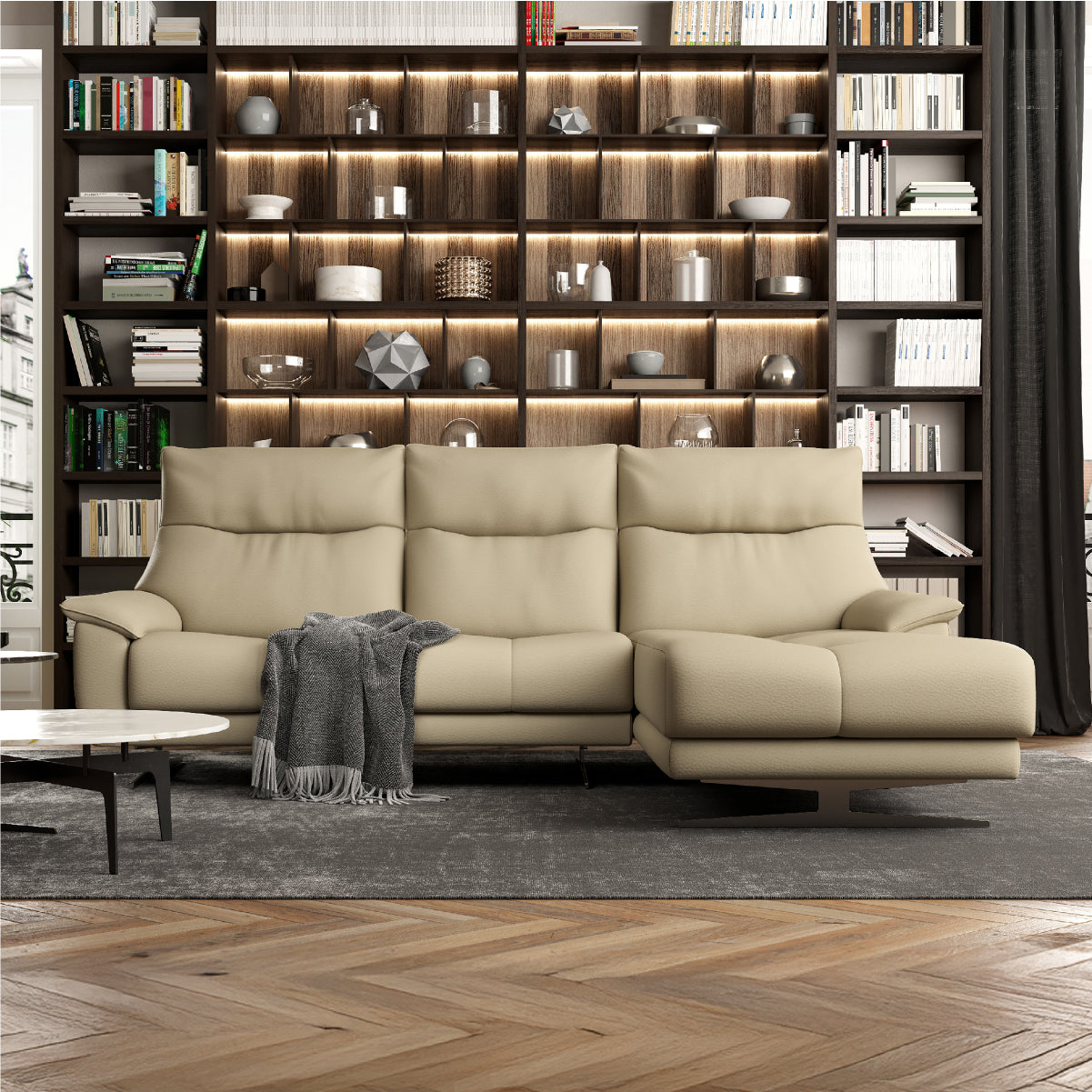 ゆったりとした座り心地と落ち着きある空間を演出します。