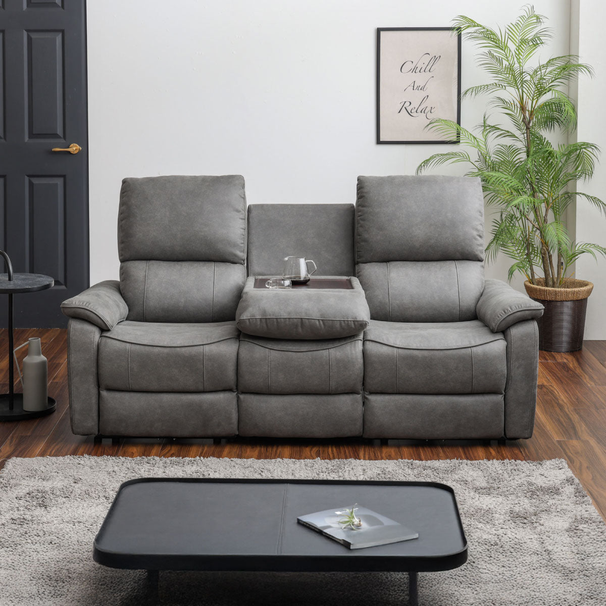 ジャグ 3人掛け電動ソファ 幅183cm