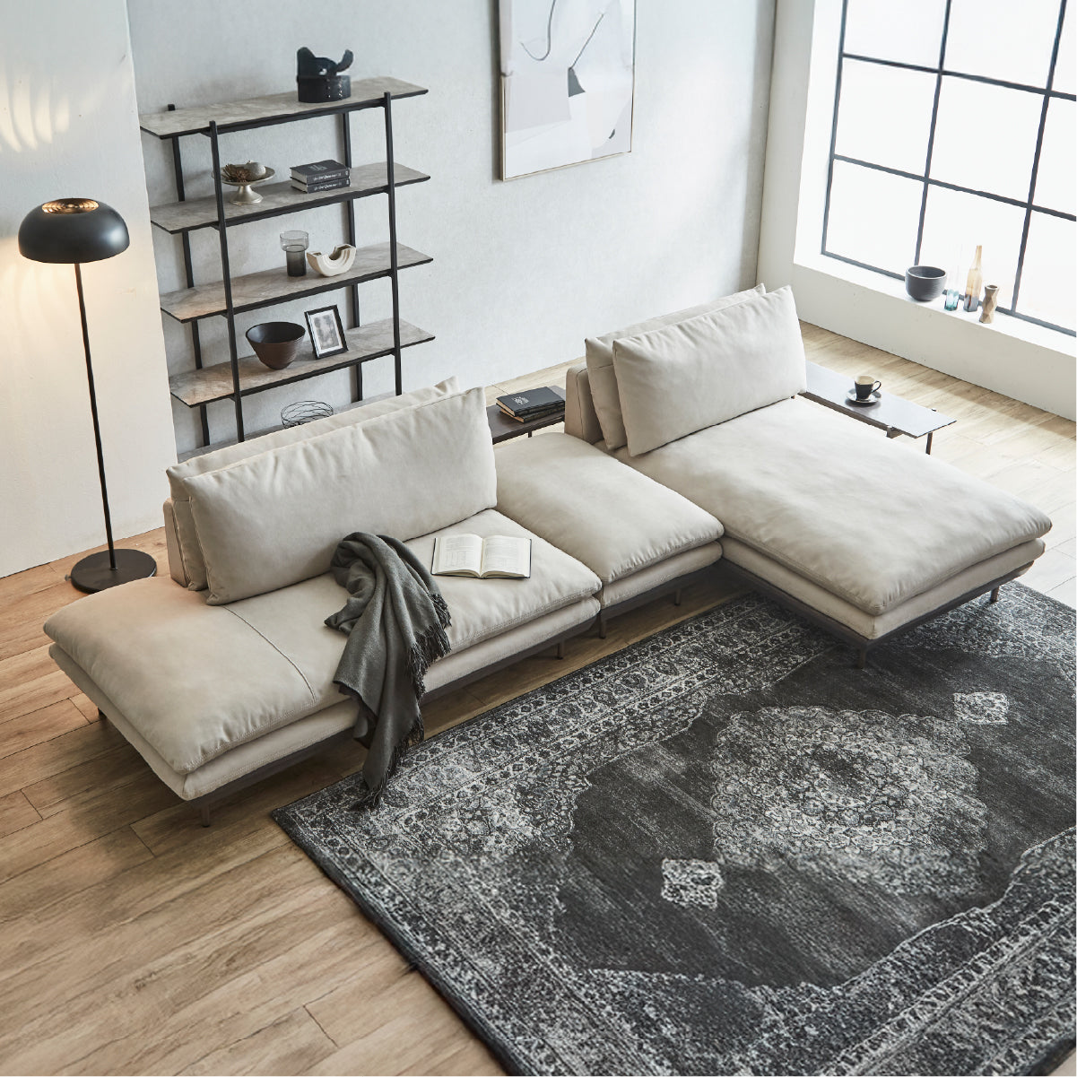 コルディナ　スモールカウチソファ　幅234cm