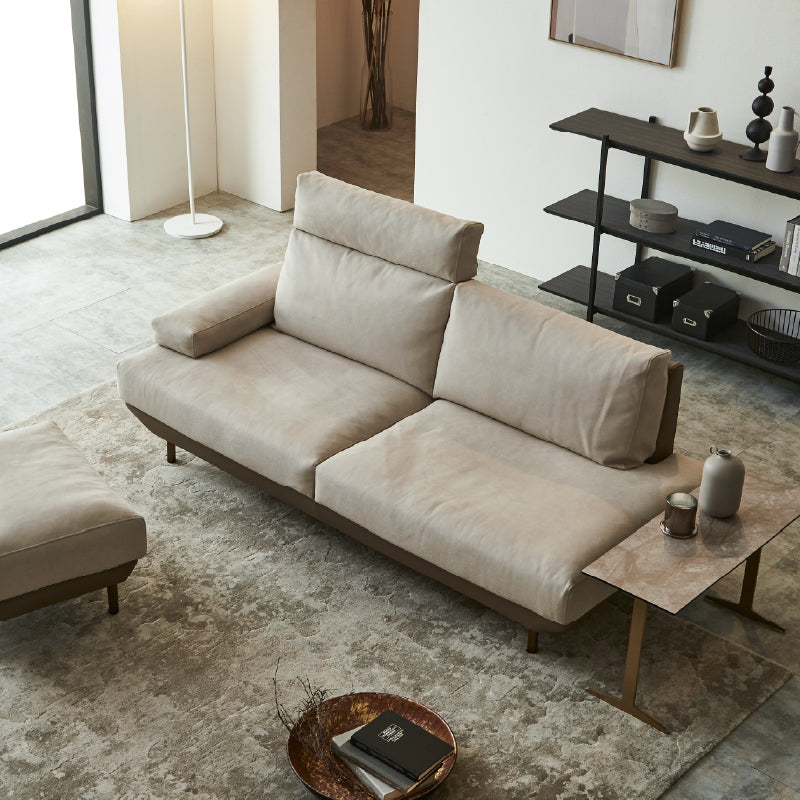 コスターナ　3人掛けソファ　ブロンズゴールド脚　幅198cm