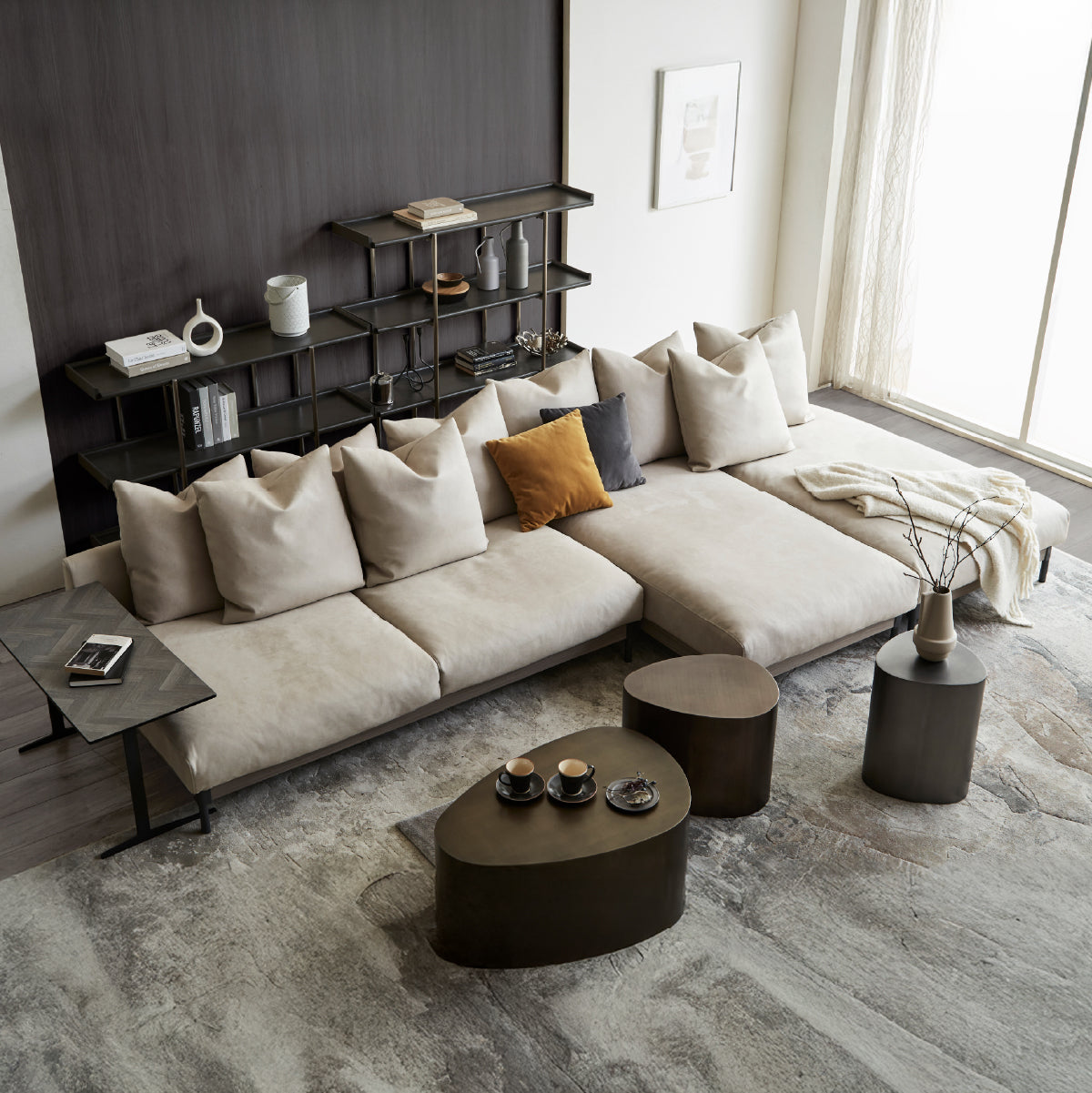 ロベルディ　1人掛けソファ　幅90cm