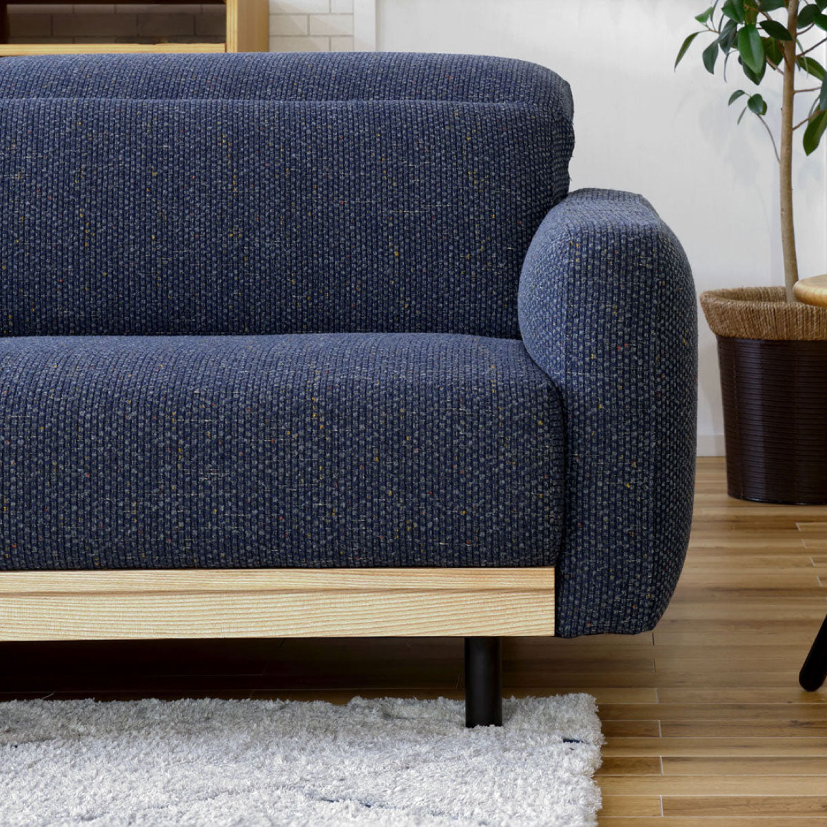 バレンナ　右スモールカウチソファ　幅241cm