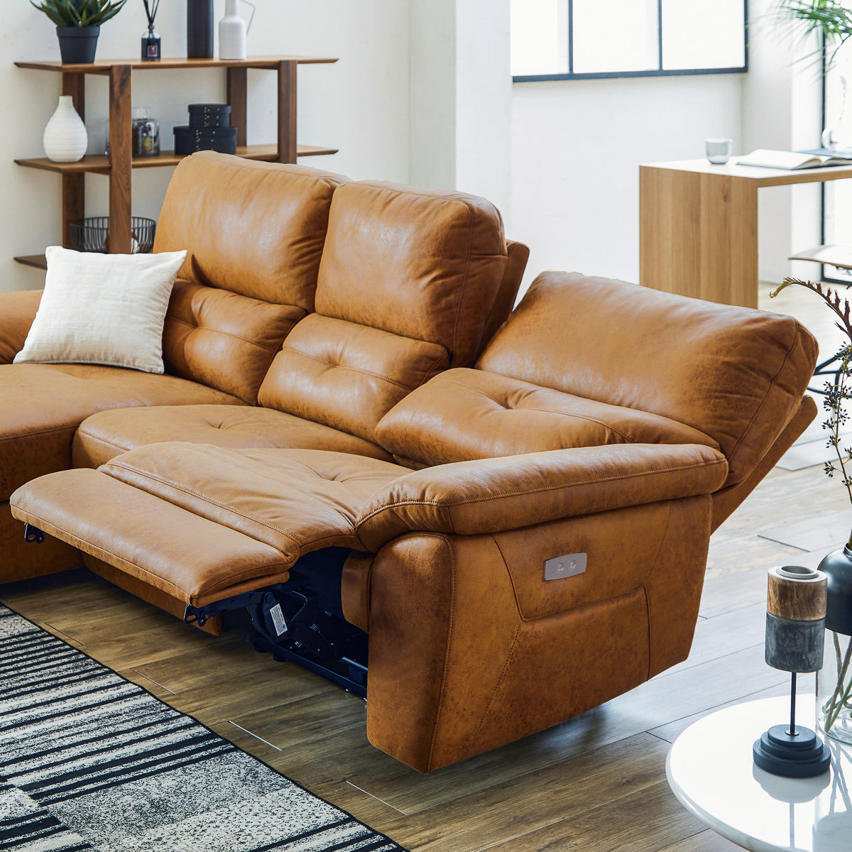 ドラゴ 右スモールカウチソファ 幅219cm ｜ RELAX FORM®/リラックス