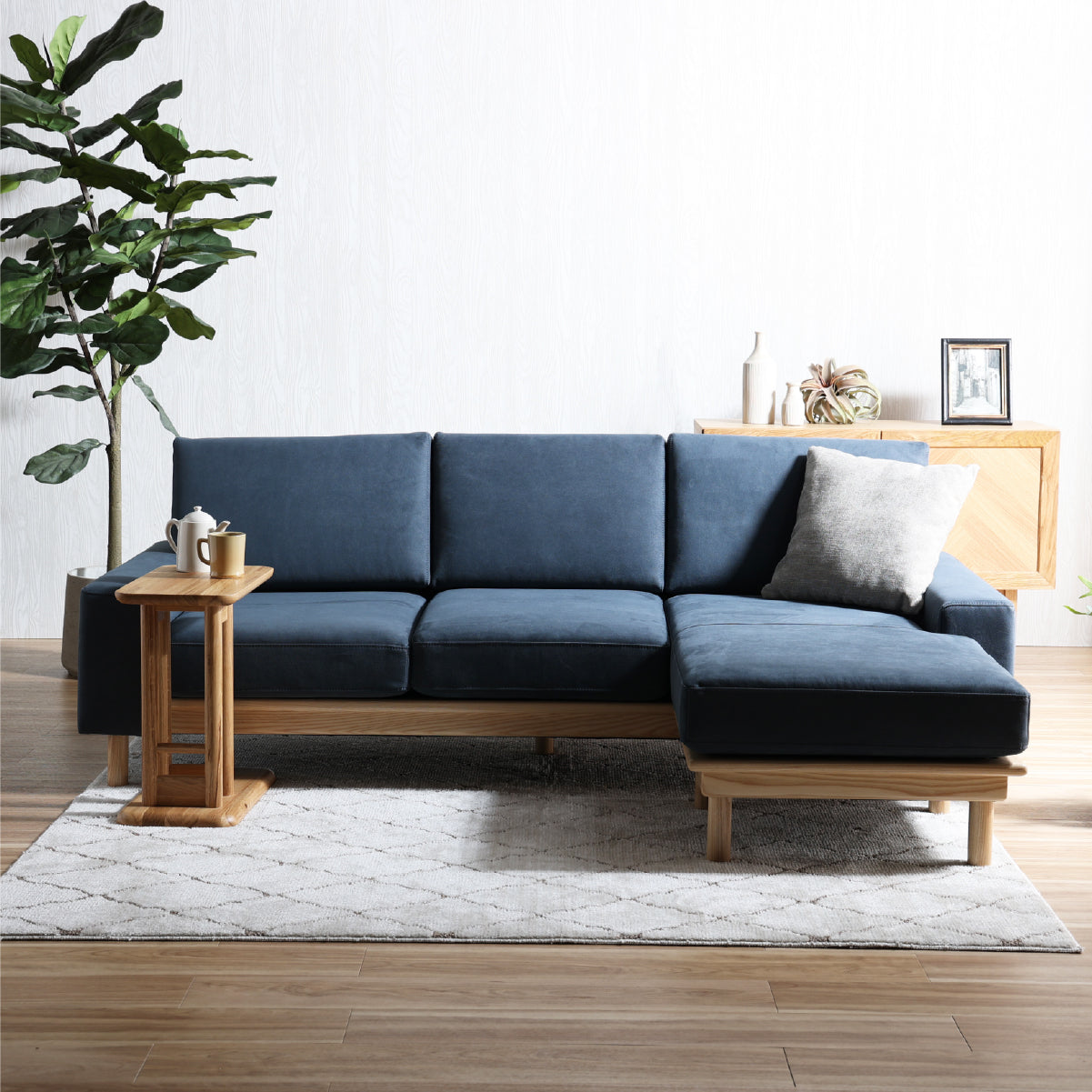 ルノ　カウチソファ　幅200cm