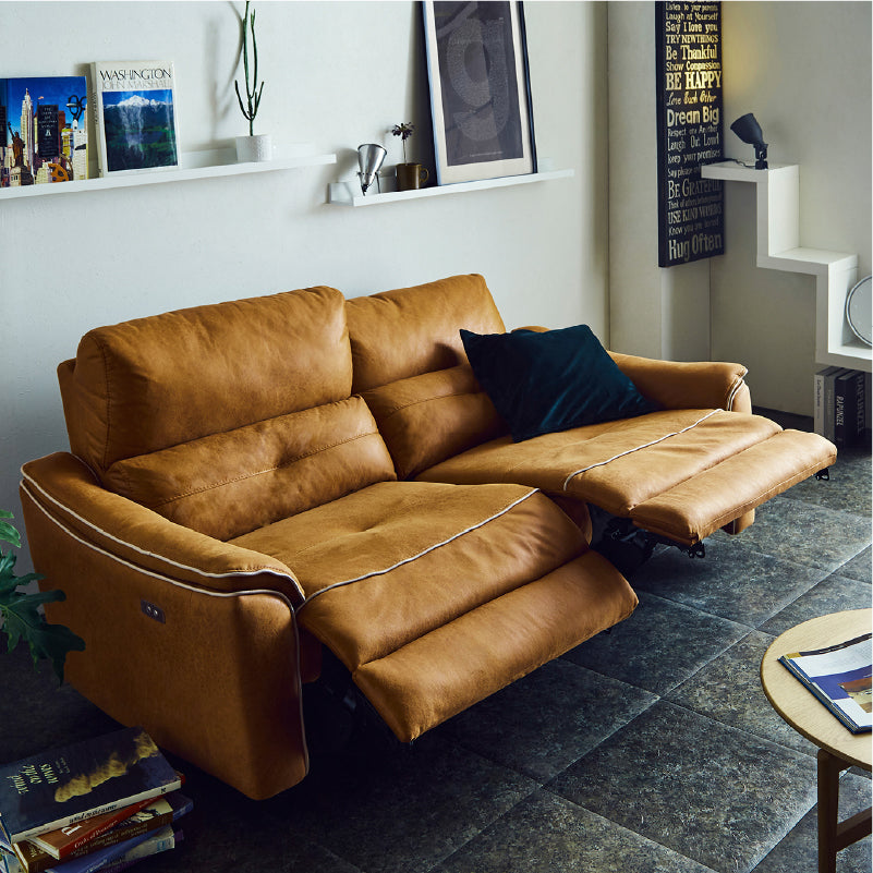 バッジオ　3人掛け2シーター電動ソファ幅190cm