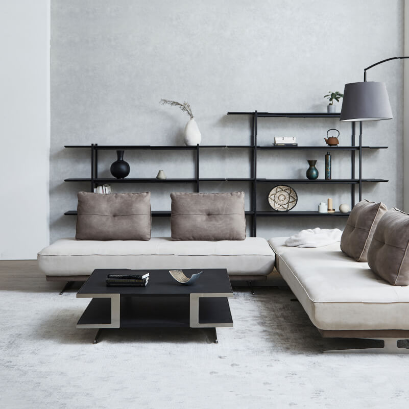 アルフレード　センターテーブル　ブラック