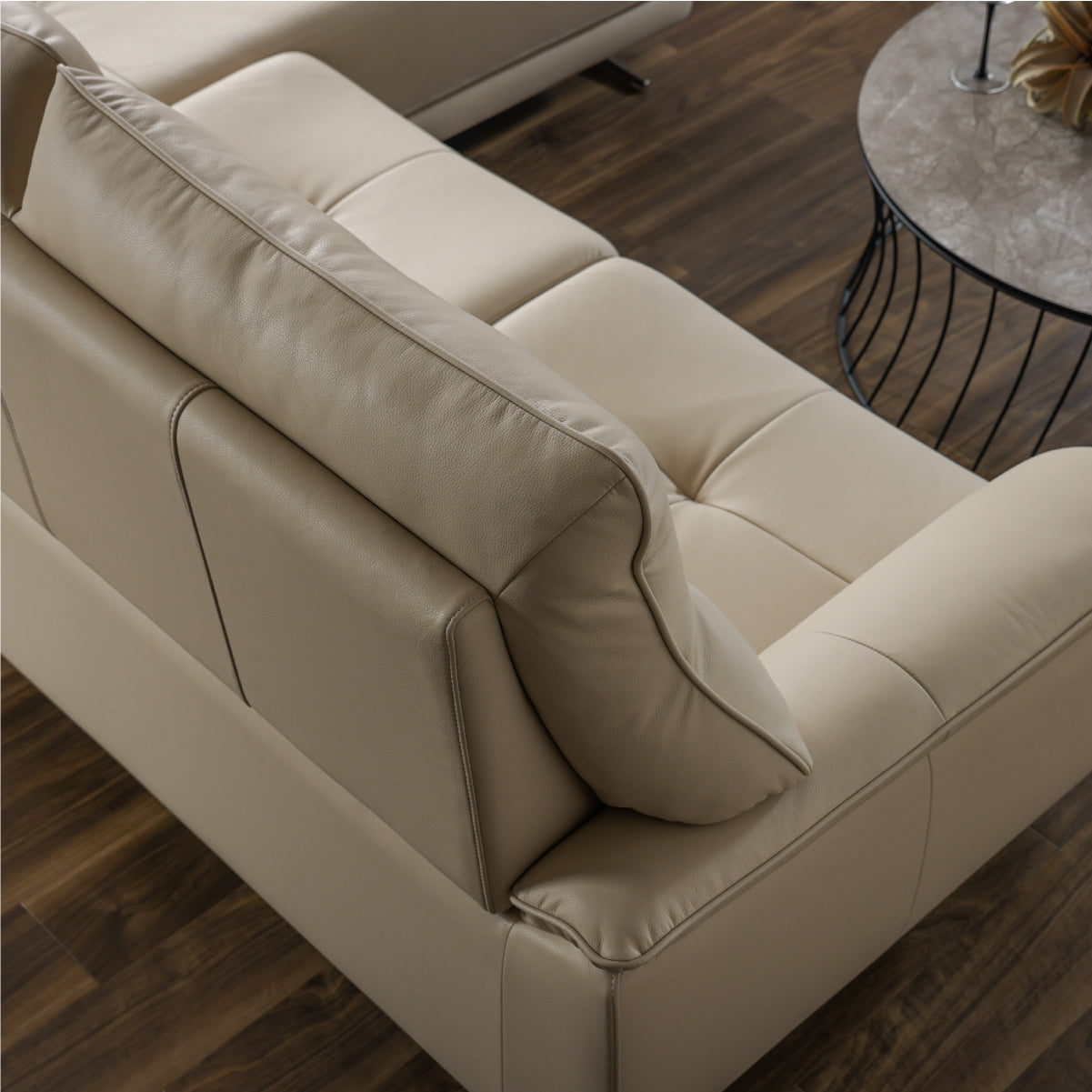 ライベラA ステン脚 カウチソファ