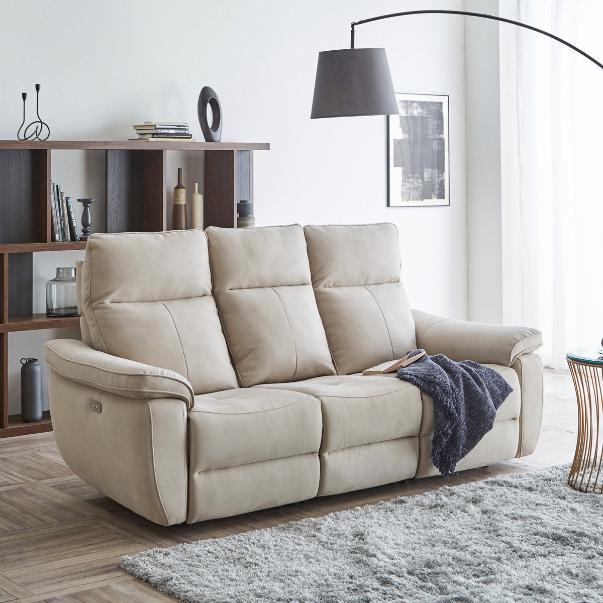 マニー　3人掛けソファ　幅197cm