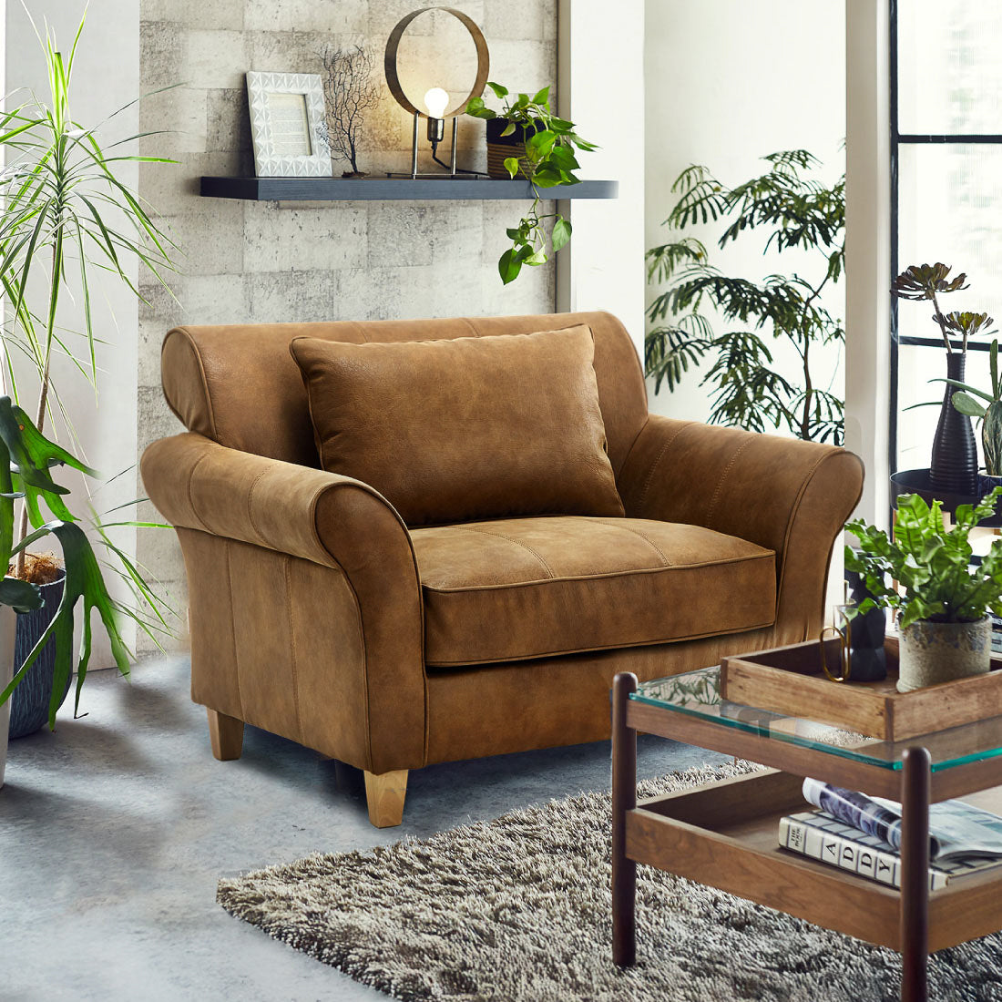 カザル　1人掛けソファ　幅110cm