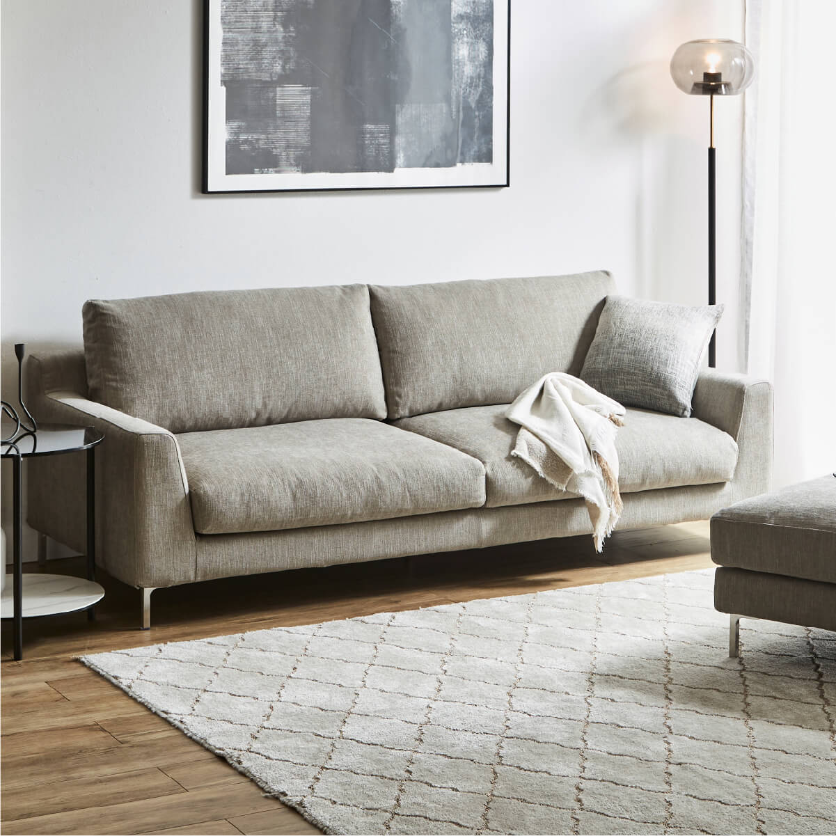 デイラート　3人掛けソファ　幅199cm